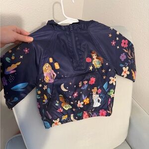 Disney Kids Raincoat - Navy with Princesses